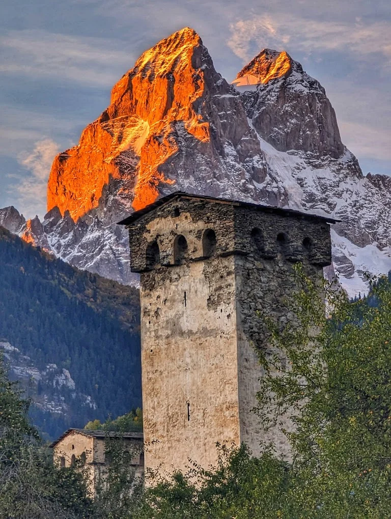 Ushguli village towers